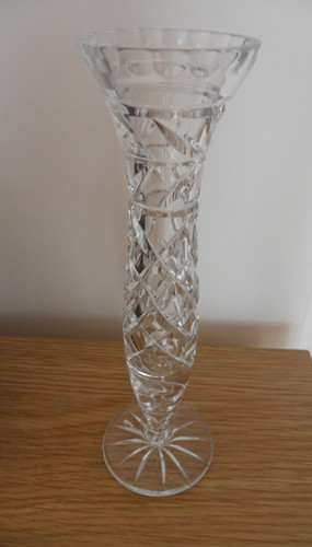 Vintage crystal cut glass - vintage,