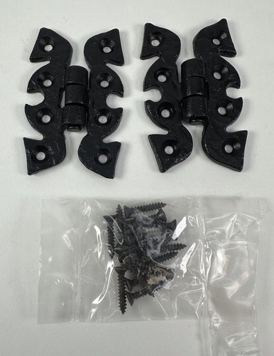 Ornate hinge cast iron - 3”,