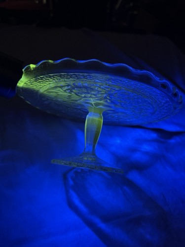 Uranium clear glass cake - uranium,