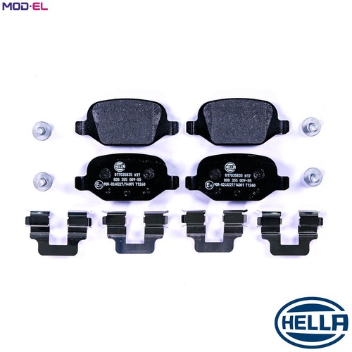 Brake pad set disc - set, 8db