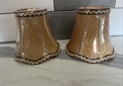 Vintage candle wall light - x2,