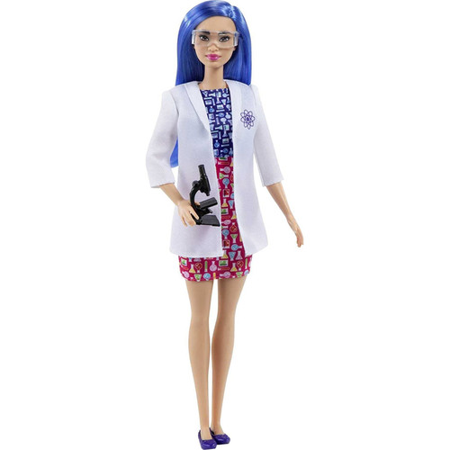 Barbie scientist doll blue - doll,