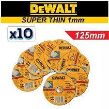 DeWALT Cutting Discs 125mm x10 Thin 1mm Metal Stainless Steel Inox Wheel Blade