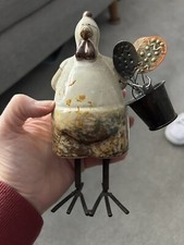 Chicken Porcelain And Metal