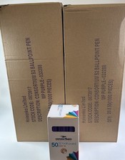 Purple Biro Ballpoint Pen