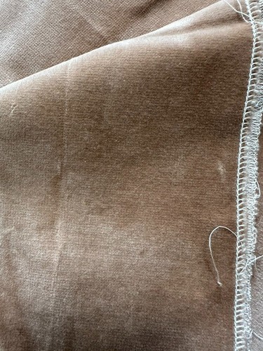 Golden caramel cotton velvet - golden,