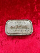 Tobacco Tin Vintage Tobacciana Player's Navy Cut Airman 1950s