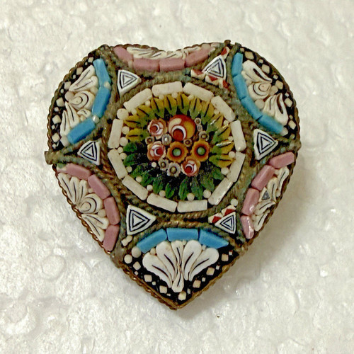 Antique italian micro mosaic - italian,