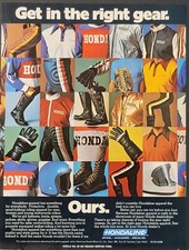 1975 Honda Motorcycle Print Ad