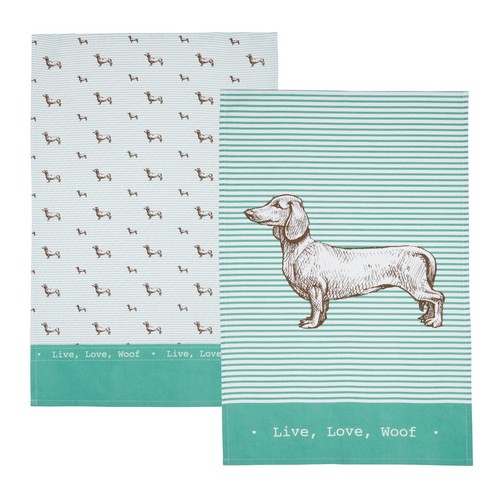 Kitchencraft tea towels pack - kitchencraft, 2