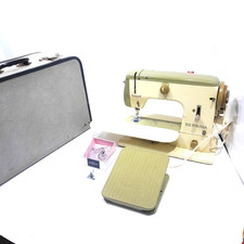 Vintage Bernina 700 Electric Sewing Machine HEAVY DUTY pedal case SERVICED