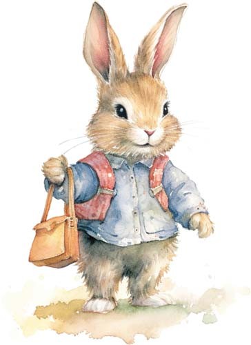 Colour vintage peter rabbit - peter,