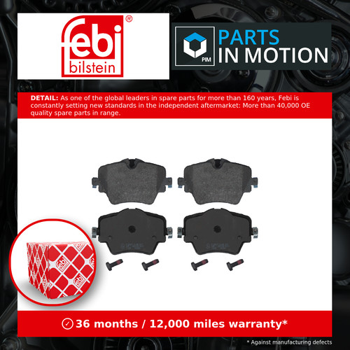 Brake pads set front 16908 - pads,