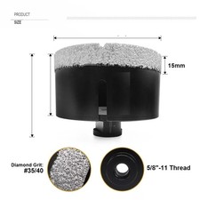 6 in. Brazed Diamond Core