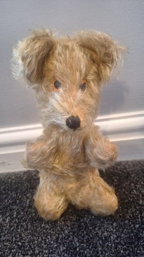 Vintage mohair terrier - vintage, plush