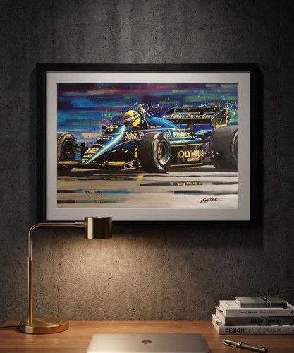 Ayrton senna print from - ,