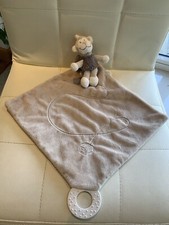 Noukie's Monkey Chimp Beige Baby Comforter Blanket Soother/teether
