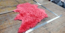 Red Genuine SheepSkin Seat