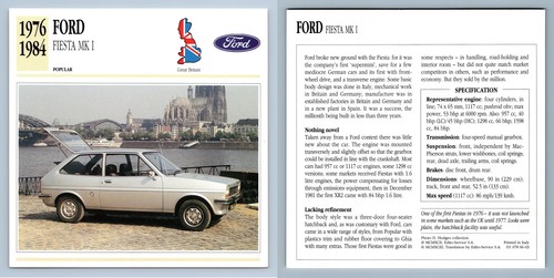 Ford fiesta 1976 84 - fiesta,