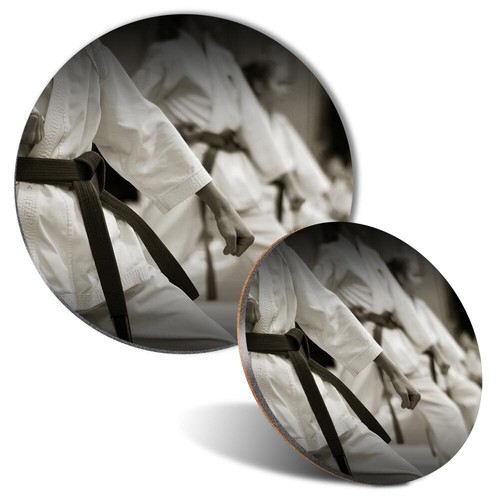 Mouse mat coaster set karate - mouse,