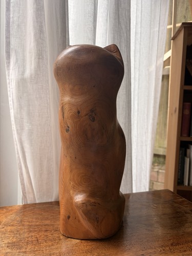 Large vintage carved wooden - large,