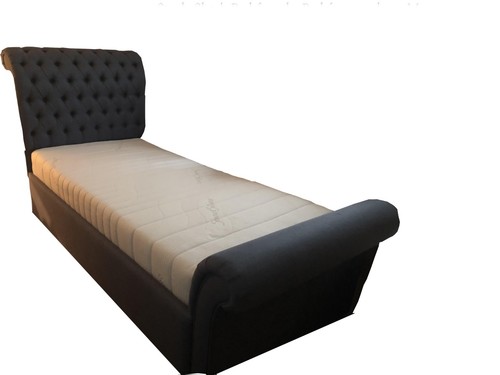 Single sleigh bed with - single,