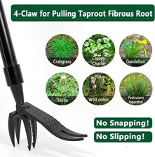 Stand Up Weeder Puller Weed Claw Grass Root Remover Killer Manual Garden Tool