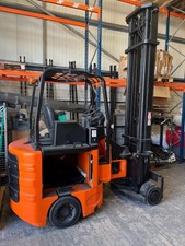 SCRAPPING A BENDI ELECTRIC NARROW AISLE FORKLIFT 2008. model BE4082XSS.