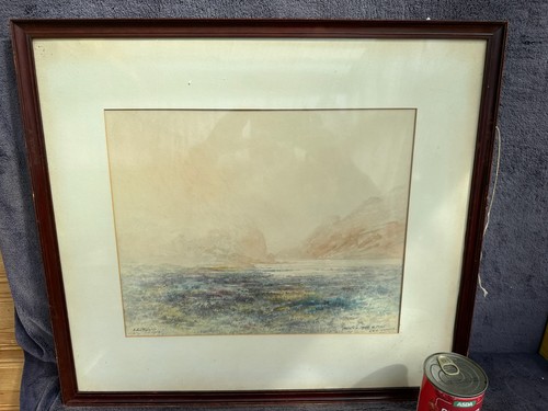 1904 framed watercolour - 1904,