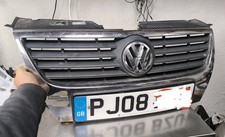 VOLKSWAGEN PASSAT B6 2008 FRONT BUMPER GRILLE GRILL WITH BADGE 3C0853651