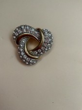 M&S Brooch Gold Tone with