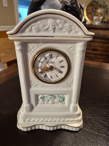 Belleek glenveigh clock parian - glenveigh,