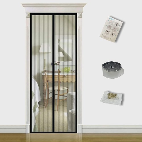 Magnetic door screen mesh - screen,