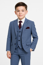 Boys Texture Tweed Suit