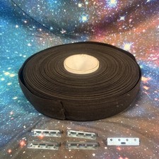 Upholstery Seat Webbing 50mm X 10m Sofa Elasticated Polypropylene Straps +5Clips