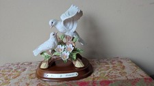 Doves by Leonardo Porcelain Figurine Ideal Christmas Gift Free P&P