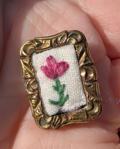 Antique victorian embroidered - antique,