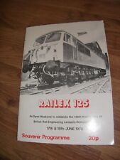 Railex 125Doncaster works 17th & 18th June 1978
