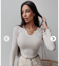 ola voga long-sleeved crop top