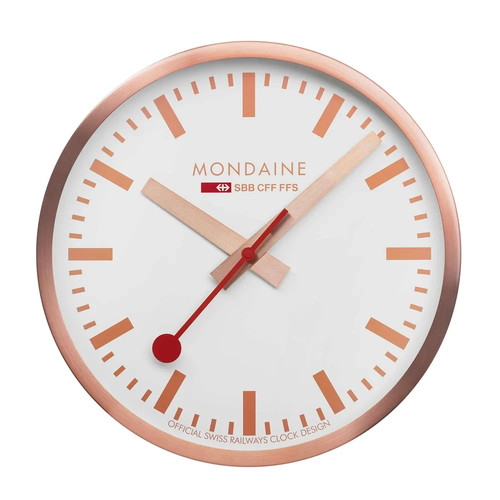 Mondaine wall clock white - mondaine, dial