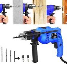 850W Hammer Drill Heavy Duty Corded Electric Impact Drill with Bit Set