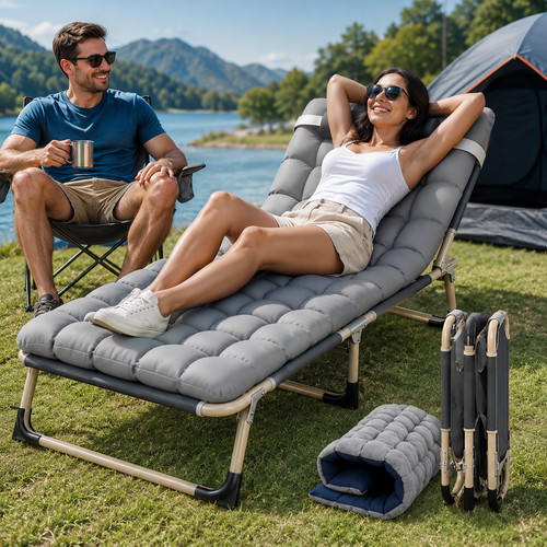 Folding bed camping travel - folding,