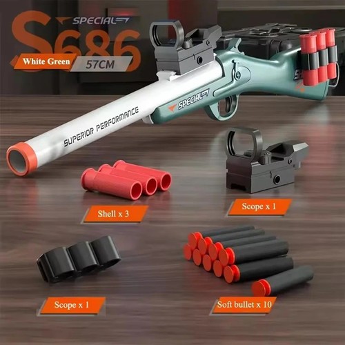Shell ejecting soft - shell, bullet