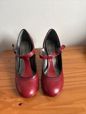 Ladies Per Una M & S Red T Bar