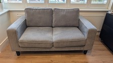 Soho Fabric 2 Seater Sofa In Grey