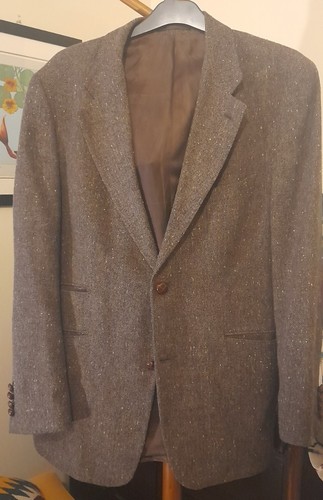 Handsome brown tweed jacket - handsome,