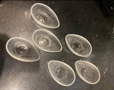 Glass Avocado Dish Set x 6 -