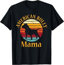 Bully American Mama Mom Bulldog Gift, Bull Dog Gift Unisex T-Shirt