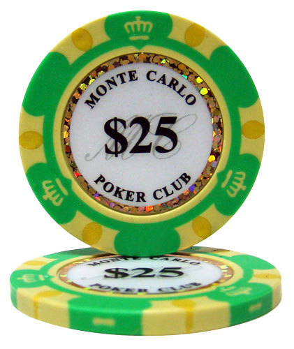 Green monte carlo poker - 50,