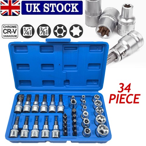 34pieces torx star spline hex - torx,